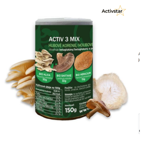 Activ 3 mix hubové korenie 150 g