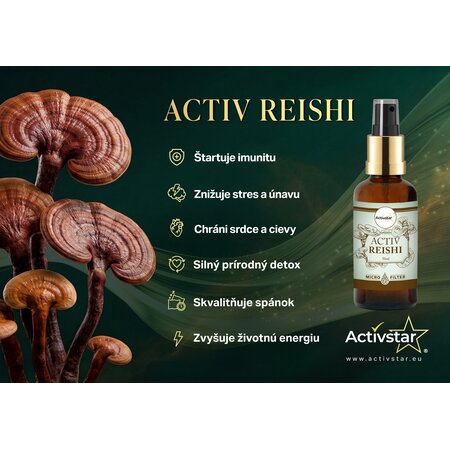 ACTIV REISHI – sublingválny sprej 50 ml