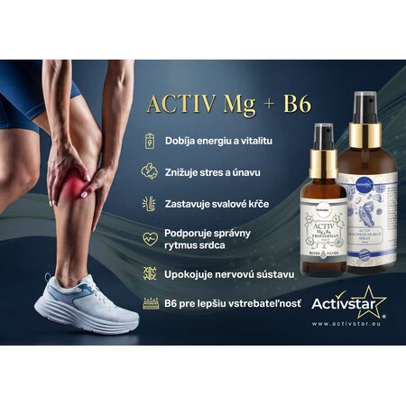 ACTIV Mg + B6 TRYPTOFAN sublingválny spray 50 ml