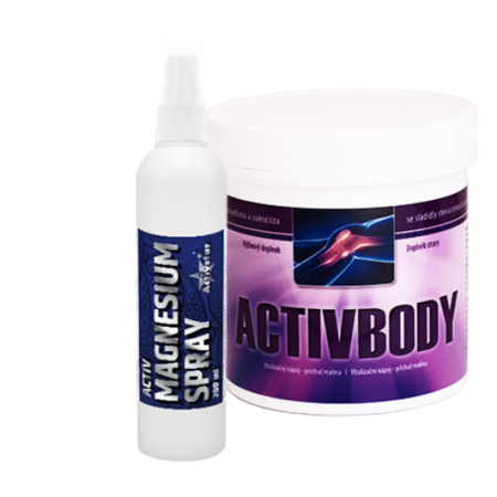 AKCIA - Activbody malina 230 g + Activmagnesium spray 200 ml